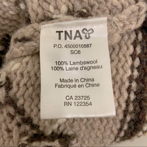 SOLD Aritzia TNA Zip-up Sweater - Picture 7 of 8